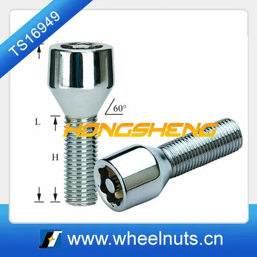 60 degree cone wheel lock bolt