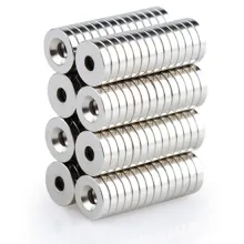 Permanent NdFeB Neodymium Ring Magnet with Countersunk Hole