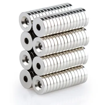 Permanent NdFeB Neodymium Ring Magnet with Countersunk Hole
