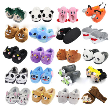 2024 Trendy Cartoon-themed Footwear: Cotton Shoes, Potter, Narut, Shark Poop Bag & More - Ideal for Men and Women