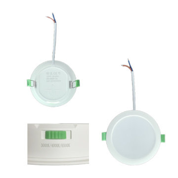 Led Plastic Side dial downlight dimmable 9W 3CCT