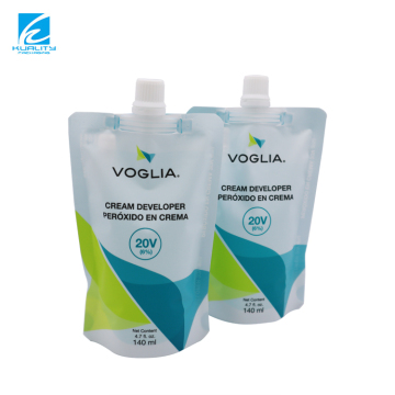 Custom Printed Plastic Laminated Spout Pouch for Conditioner