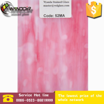 competitive price of pink mottle glass