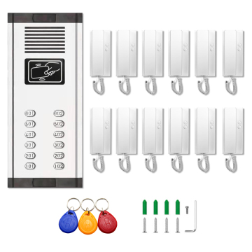 Budget-Friendly Multi-Apartment Audio Intercom Door Phone System with Rapid Shipping