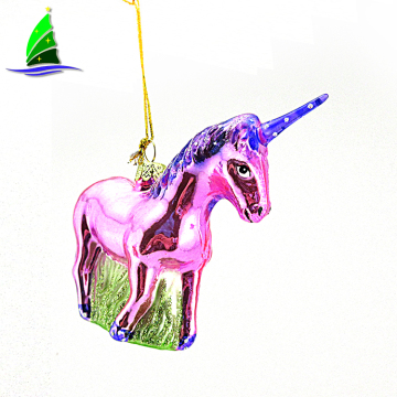 New Arrived Glass Blowing Colorful Unicorn