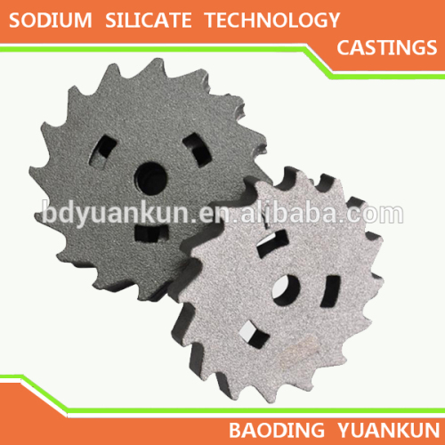 OEM ISO9001:2008 sodium silicate carbon steel casting factory