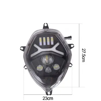 LED Headlight Front Lamp Assembly with Hi-Low Beam DRL for Suzuki DL650 DL1000