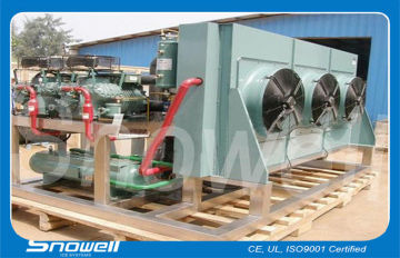 Air Cooler Fish Ice Machine / Maker With Refrigerant R404a , 8000kg/day