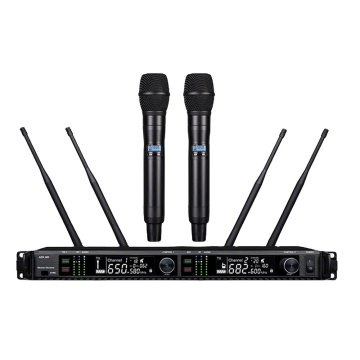EIF 002S High Quality Karaoke Handheld Microphone: Metal, UHF Wireless Design