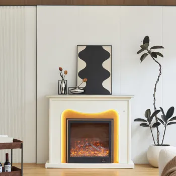 1200MM Wide Fireplace Mantel Shelf with Electronic Fireplaces
