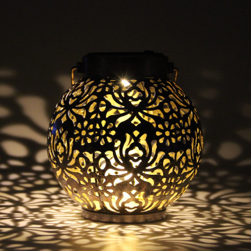 Wholesale Antique Hollow Portable Solar Garden Lights - Lampara Solar for Outdoor Decorative
