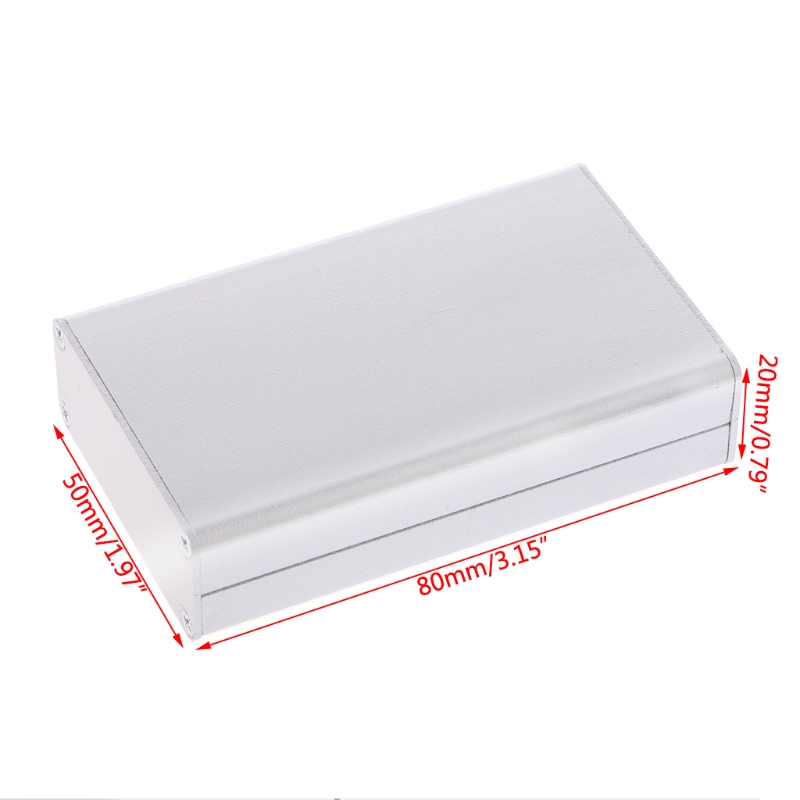 Aluminum Project Box Enclosure Case Electronic DIY Instrument Case 80x50x20mm