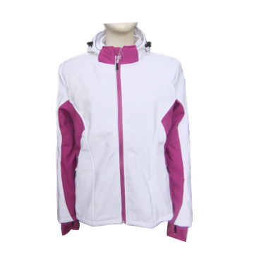 Women ski warm softshell jacket