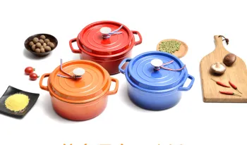 China cast iron colorful enamel casserole pot stewpot