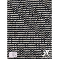 Wholesale Black White Wave Polyester Cotton Sweater Fabrics