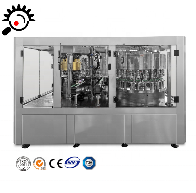 Aluminum can/ tin can filling and seaming machine