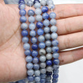 Craft Blue Aventurine Beads redondos para hacer joyas