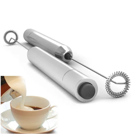 stainless steel powerful wireless handheld mini cappuccino milk frother