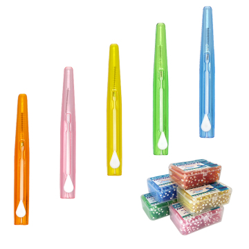 Silicone Dental Care: Toothbrush, Interdental Floss & Eyelash Tool