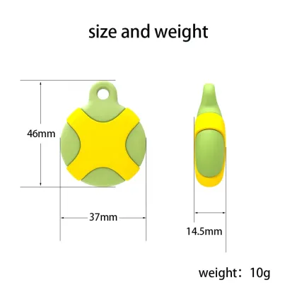 MOMAX Airtag Anti-Loss Positioning Tracker Protective Cover - Silicone Rubber Waterproof Shell