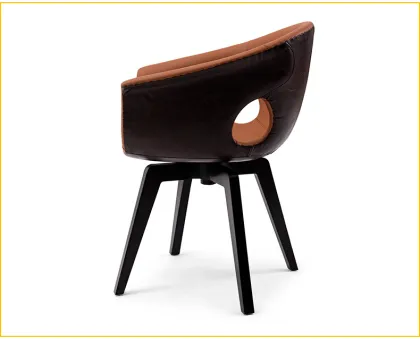 Replica Poltrona Frau Ginger Chair by Roberto Lazzeroni