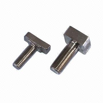 T-bolt, Made of Carbon Steel, SUS304/316, Alloy Steel, Brass and Ti