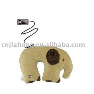 musical neck pillow, office nap cushion with double speakers in very good sound quality