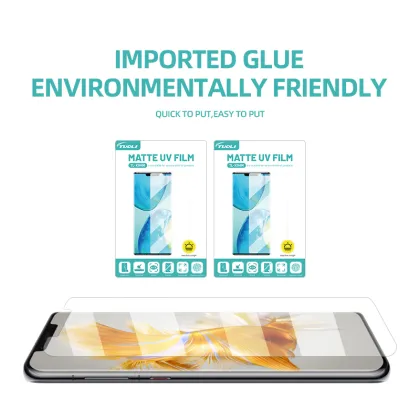 Custom Full Cover Anti-explosion Anti-fingerprint HD Matte TuoLi Manufacturer Screen Protector UV Hydrogel Film