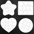 75pcs puzzles en forme de coeur vierges pour sublimation