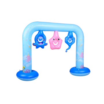 New design inflatable arch sprinklers water game toy