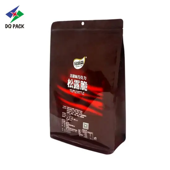 Customized Stand Up Zipper Pouch with Zipper Top Stand Up Pouch