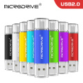 3 in 1 type-c OTG Pen Drive metal USB Flash Drive 16gb 32gb 64gb smart Memory sticks pendrive 128GB for Android phone tablet