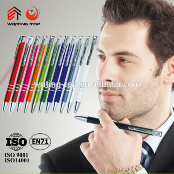 2014 low price metal ball pen with logo print