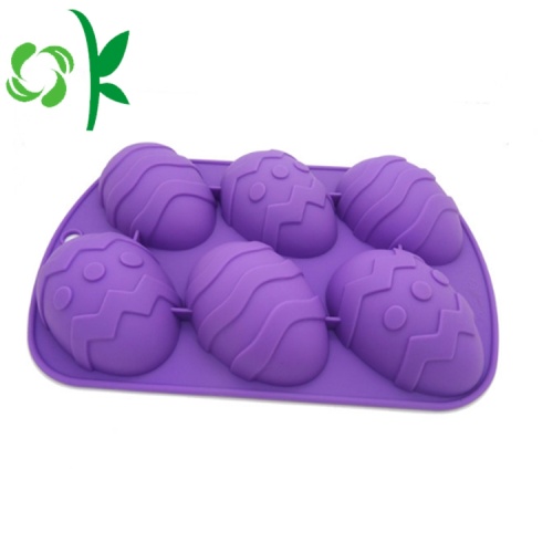 O silicone 6eggs ensaboa ferramentas populares feitas sob encomenda da fabricação de sabão