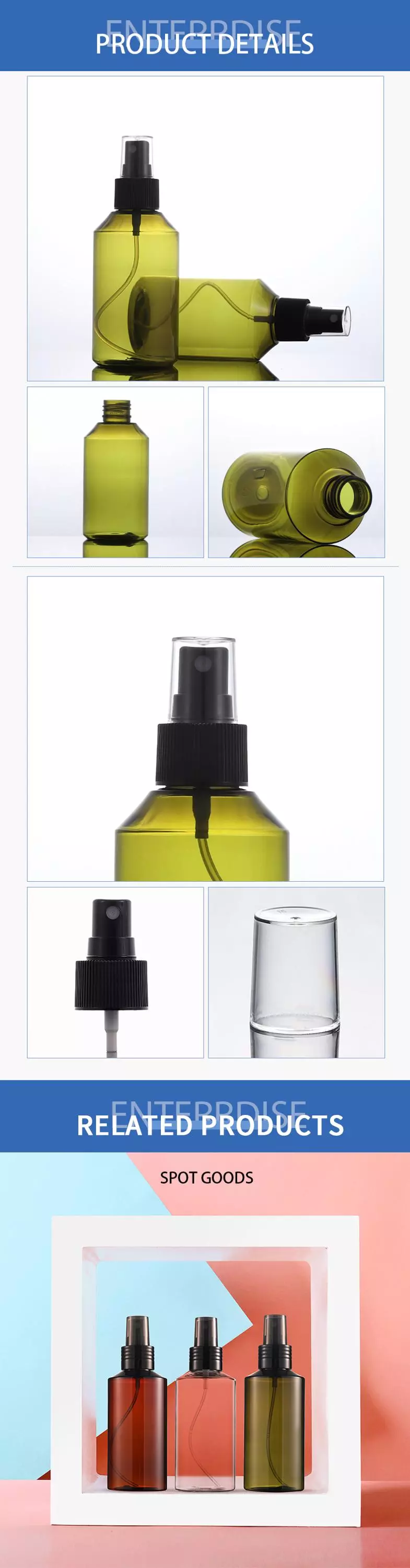 New-product-125ML-toner-spray-bottle-Green