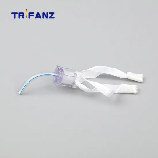 Disposable PVC Cuffed Cuffless Tracheostomy Tube Catheter