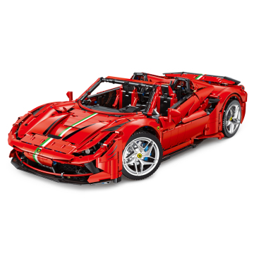 JDM F8 High-Tech Series Super Car JD018: A Dazzling Building Blocks Model and Remote Control Racing Car Toy for Adults and Kids