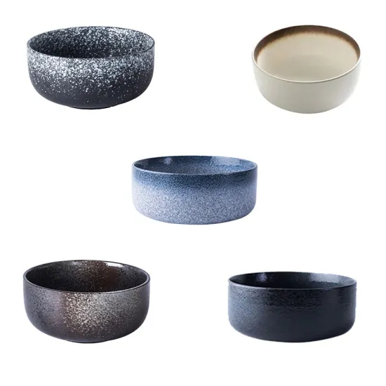 Wholesale Customizable Ceramic Ramen Bowls for Restaurants and Home Use