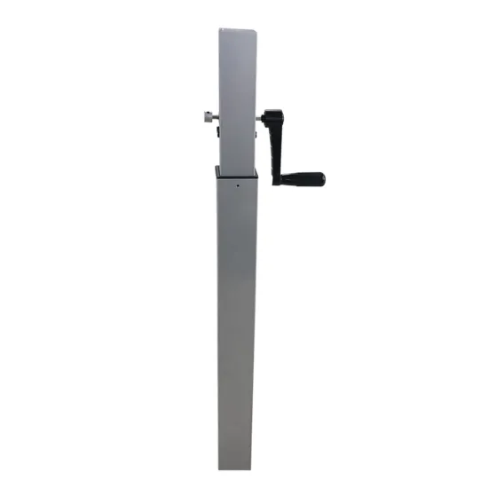 Heavy Duty Hand Crank Lifting Table Tube in Gray