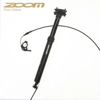 Zoom 30.9/31.6 X385MM MTB Dropper Seatpost - 100MM Travel, Adjustable Height, Internal/External Routing