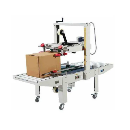 Semi Automatic Tape Box Carton Case Sealer Machine