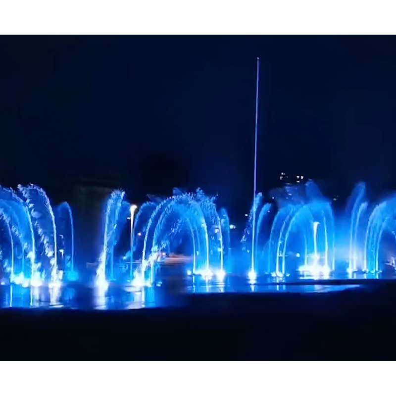 Musical cerca de mí Show de luz de la fuente de agua