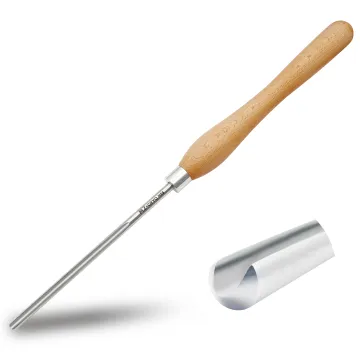 Cryogenically Treated 3/8 Inch Bowl Gouge M2 HSS Wood Lathe Tool with Beech Wood Handle
