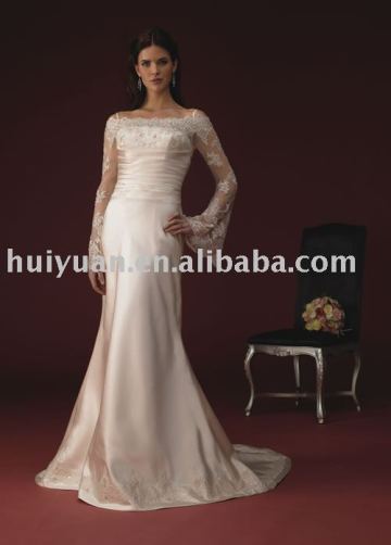 bridal gowns 2012 long lace sleeves ivory