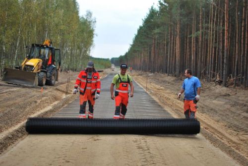 GEOGRID för plaststål för teknik