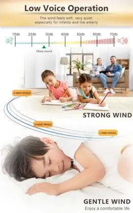 Electronic Powerful Cooling Air Industrial Floor Fan