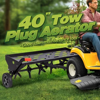 Durable Metal ATV Rake Soil Penetrator Spike Aerator