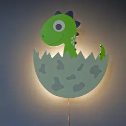 Dinosaur Wall Lamp LED Indoor Battery Wall Light