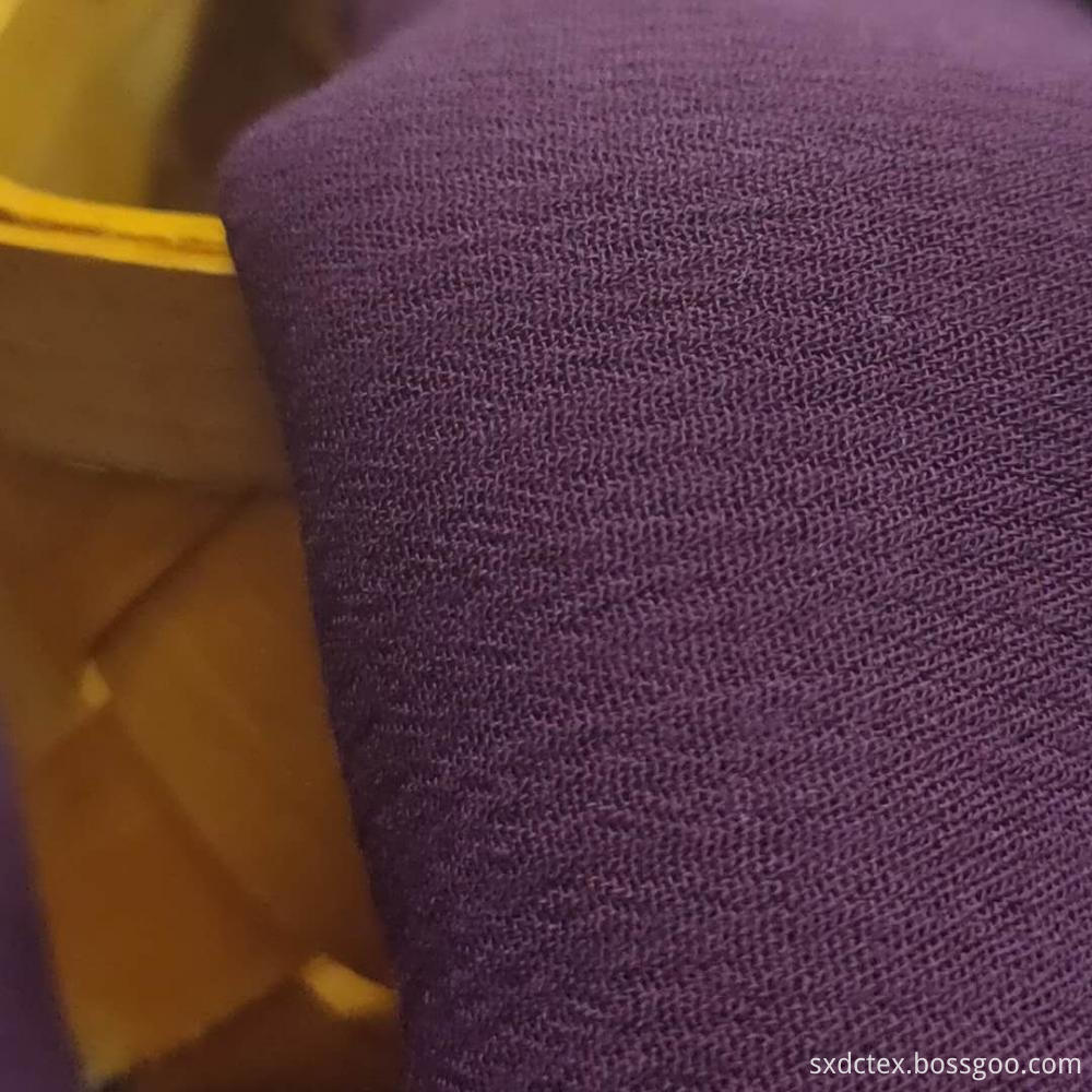 Crinkle Rayon High Twist Fabric