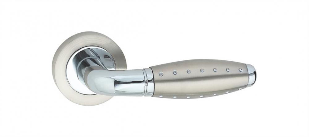 Furniture Handle Square Lever Door Handle on Rosette